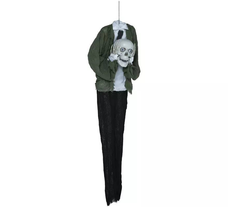 Translation missing: fr.Colgante Calavera con Cabeza en Manos con Luz, Sonido y Movimiento 145 cm