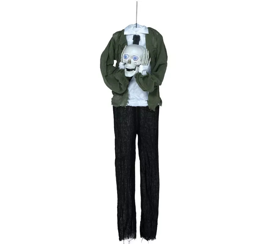 Translation missing: fr.Colgante Calavera con Cabeza en Manos con Luz, Sonido y Movimiento 145 cm