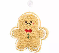 Coussin suspendu en peluche en forme de biscuit en pain d'épice, 20 cm