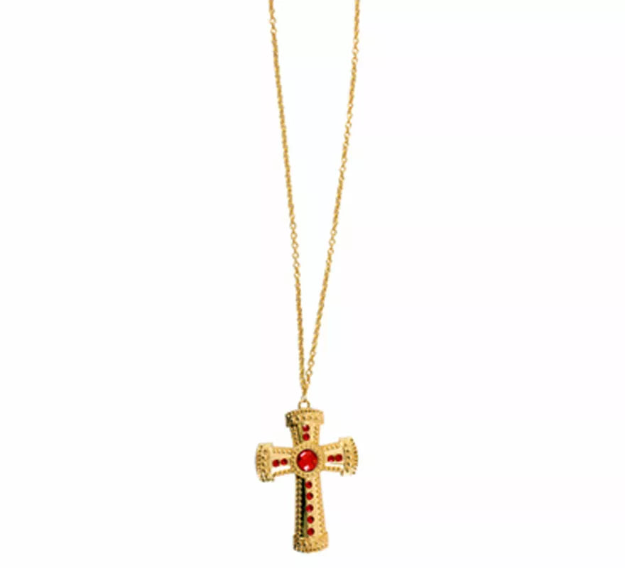 Translation missing: fr.Colgante con Cruz de Obispo Metálica