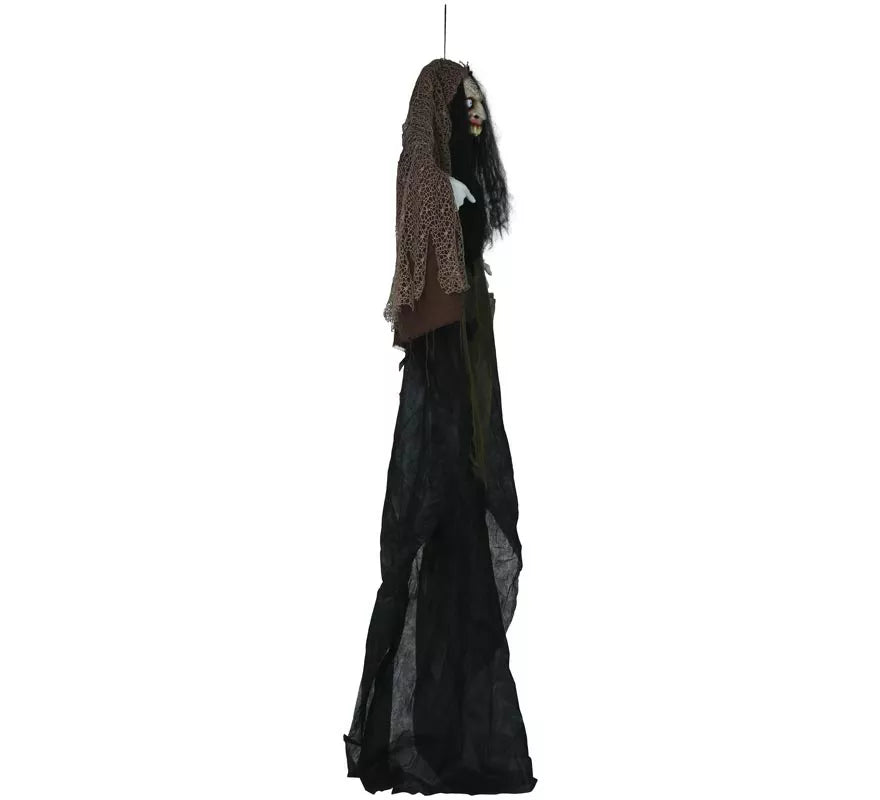 Translation missing: fr.Colgante de Bruja con 'Danger' con Luz, Sonido y Movimiento 180 cm