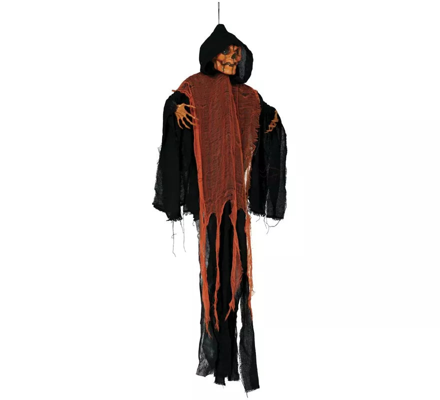 Translation missing: fr.Colgante de Calavera naranja con Luz, Sonido y Movimiento 130 cm