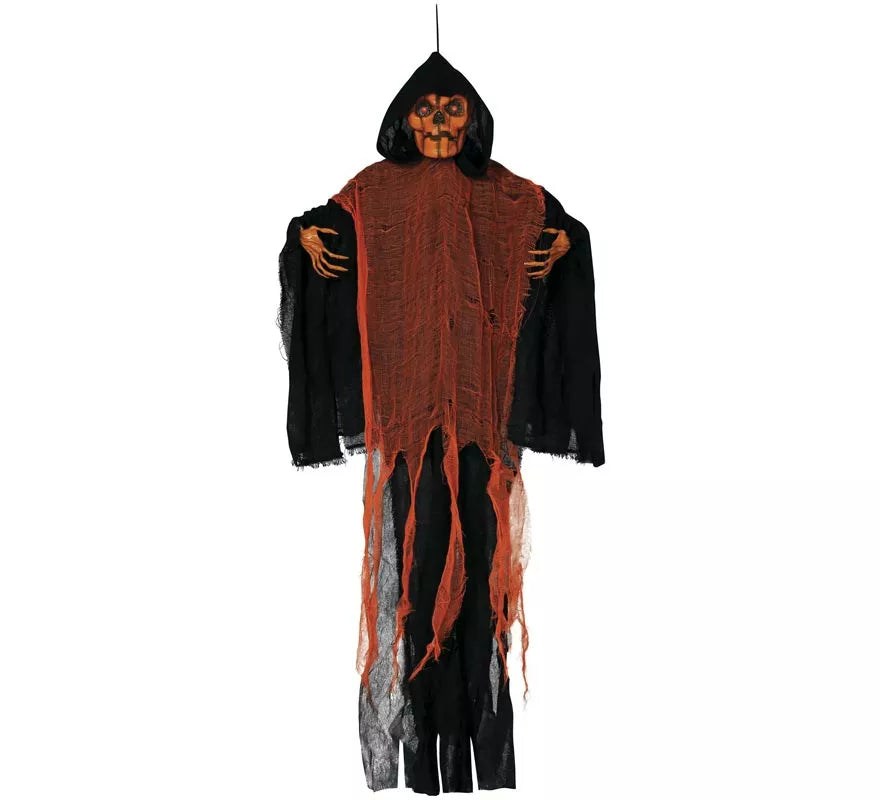 Translation missing: fr.Colgante de Calavera naranja con Luz, Sonido y Movimiento 130 cm