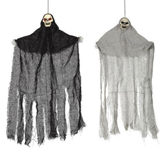 Pendentif tête de mort assorti 60 cm