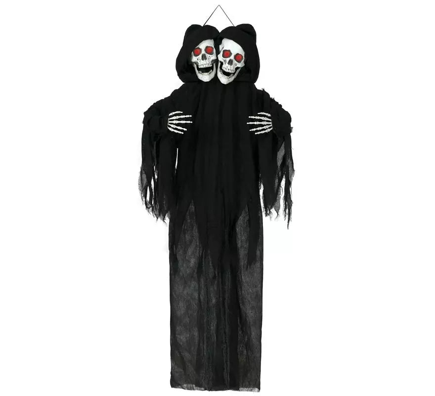 Translation missing: fr.Colgante de Doble Calavera de con Luz y Sonido de 170 cm