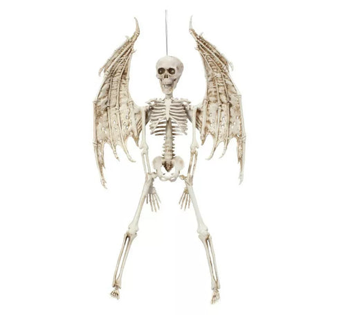 Colgante de Esqueleto Ángel con alas de 40 cm