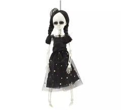 Pendentif squelette fille gothique 40 cm