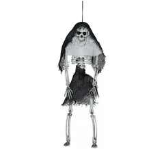 Pendentif squelette à capuche de 45 cm