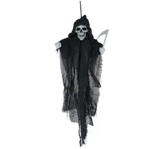 Pendentif squelette avec faux de 50 cm