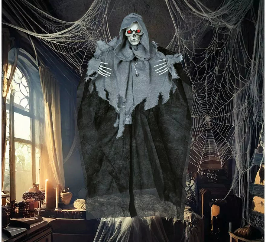 Translation missing: fr.Colgante de Esqueleto con Luz de Sonido y Movimiento de 90 cm