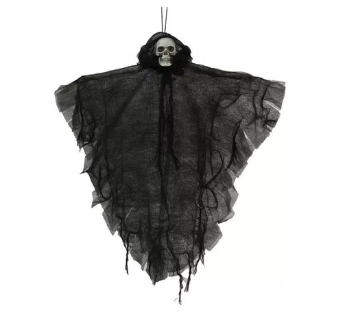 Colgante de Esqueleto con túnica negra de 42 cm