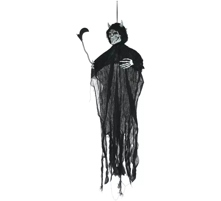 Translation missing: fr.Colgante de Esqueleto Demonio con Luz Sonido de 130 cm
