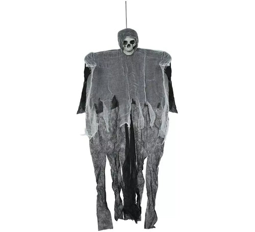 Colgante de Esqueleto negro y blanco de 90 cm