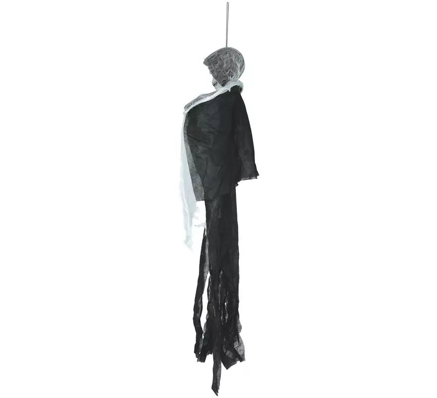 Colgante de Esqueleto negro y blanco de 90 cm