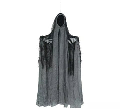 Pendentif fantôme en robe grise de 50 cm