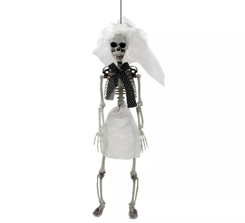 Colgante de Novia Muerta con velo de 90 cm