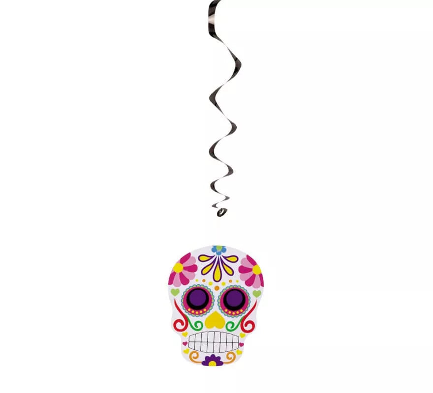 Translation missing: fr.Colgante espiral de Calavera Catrina