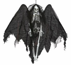 Pendentif squelette avec ailes 40 cm