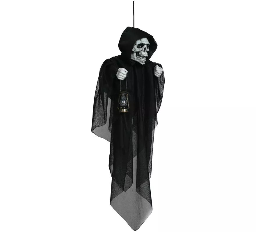 Translation missing: fr.Colgante Esqueleto con Túnica y Farol 50 cm