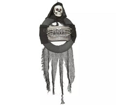Squelette Suspendu Happy Halloween Lumineux de 75 cm