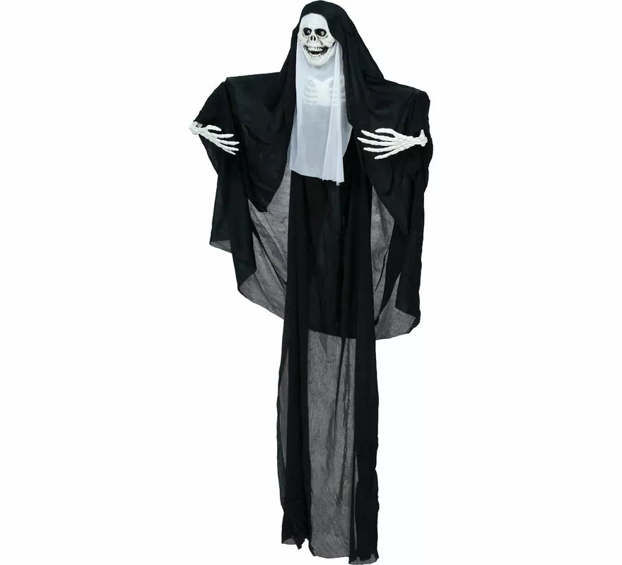 Translation missing: fr.Colgante Esqueleto Monja con Luz de 115 cm