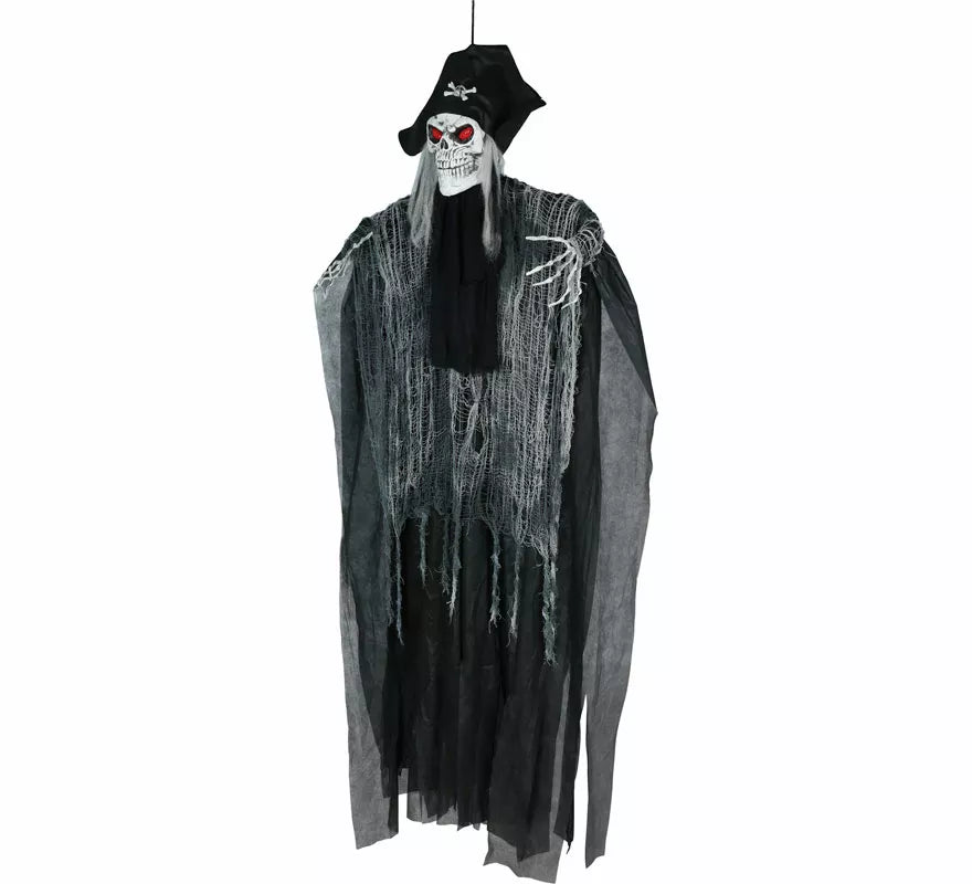 Translation missing: fr.Colgante Esqueleto Pirata con Luz y Sonido de 185 cm