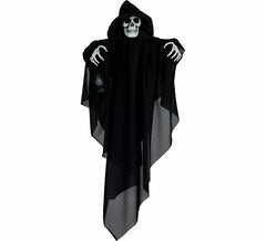 Tunique Noire Pendentif Squelette 58 cm