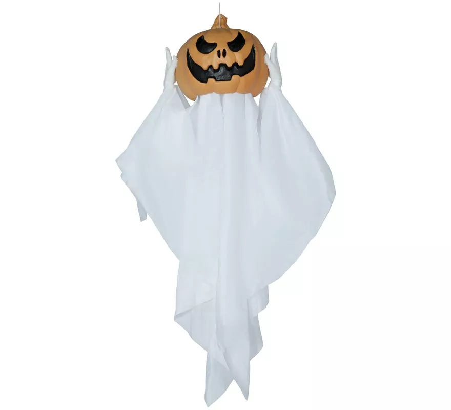 Translation missing: fr.Colgante Fantasma Calabaza con Luz, Sonido y Movimiento 90 cm