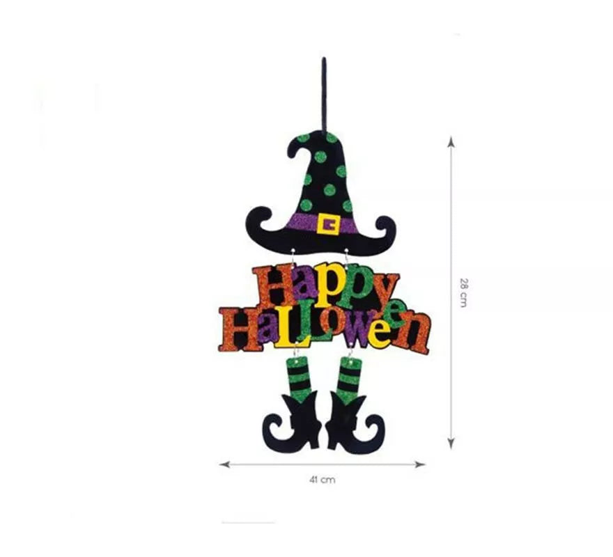Translation missing: fr.Colgante Feliz Halloween de 28x41 cm