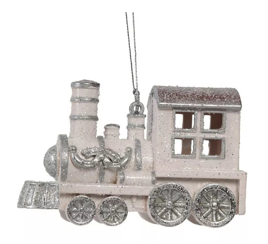 Translation missing: fr.Colgante Locomotora Blanca de 12 cms