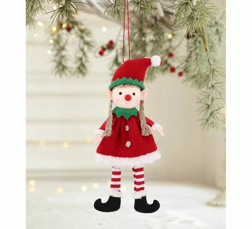 Translation missing: fr.Colgante Navideño de Elfa de 16 cm
