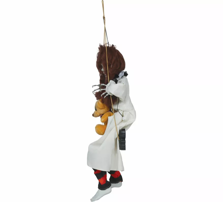 Translation missing: fr.Colgante Niña en Columpio, Luz y Sonido, 90 cm
