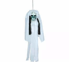 Suspension Mariée Squelette avec Lumière 110 cm