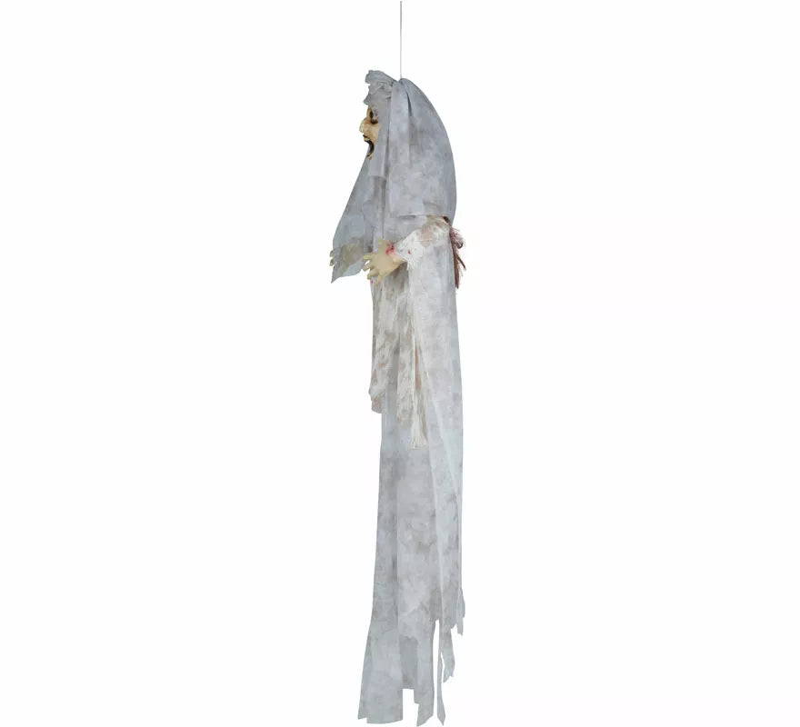 Colgante Novia Terror con Luz, Sonido y Movimiento de 168 cm