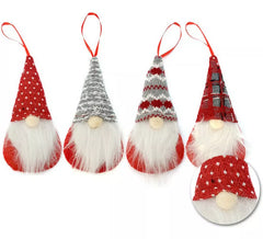 Pendentif Sapin de Noël Gnome en modèles assortis de 22x8 cm
