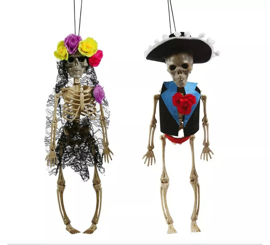 Translation missing: fr.Colgantes Esqueletos Surtidos Mexicanos 40 cms