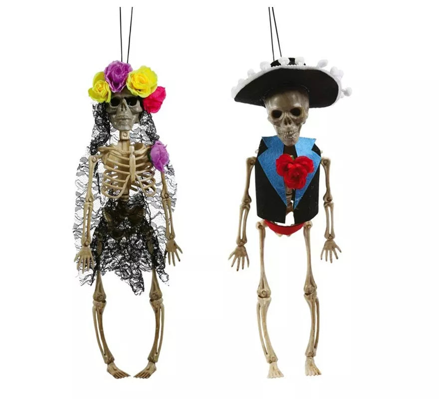 Translation missing: fr.Colgantes Esqueletos Surtidos Mexicanos 40 cms