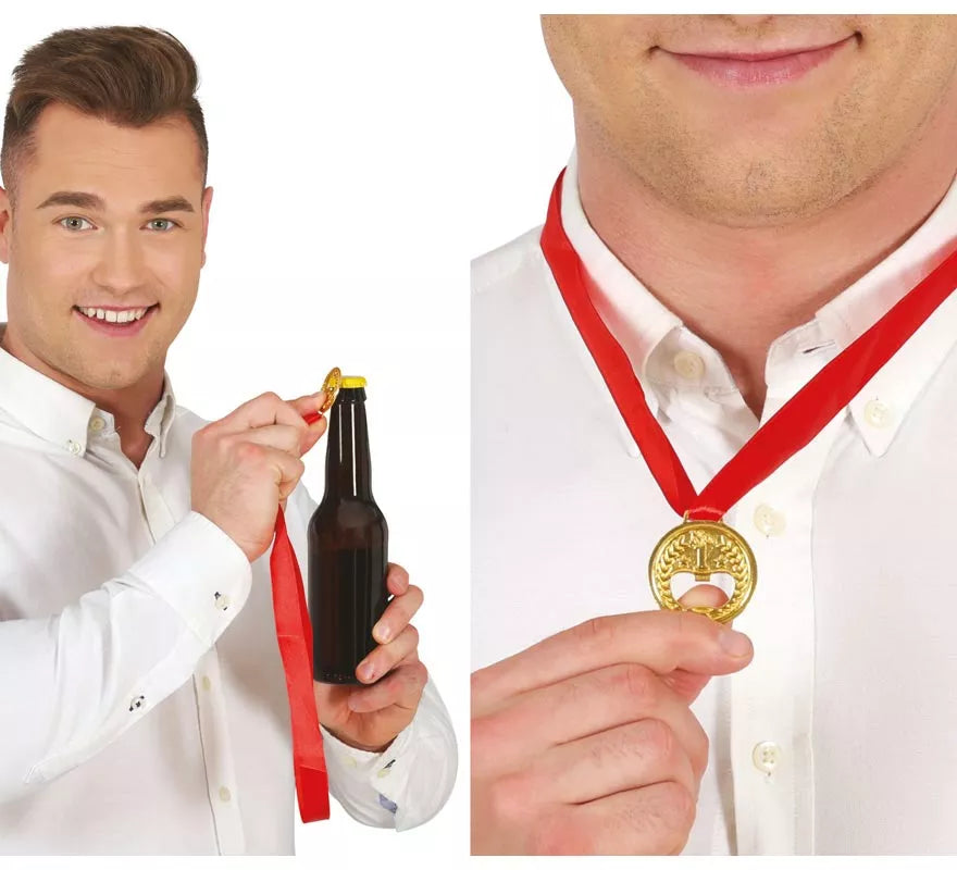 Translation missing: fr.Collar Abre Botellas con cinta roja