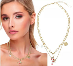 Collier de canne de Noël