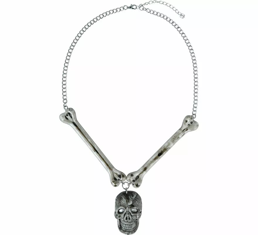 Translation missing: fr.Collar Calavera y Huesos Metal