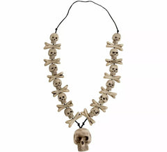 Collier pendentif tête de mort