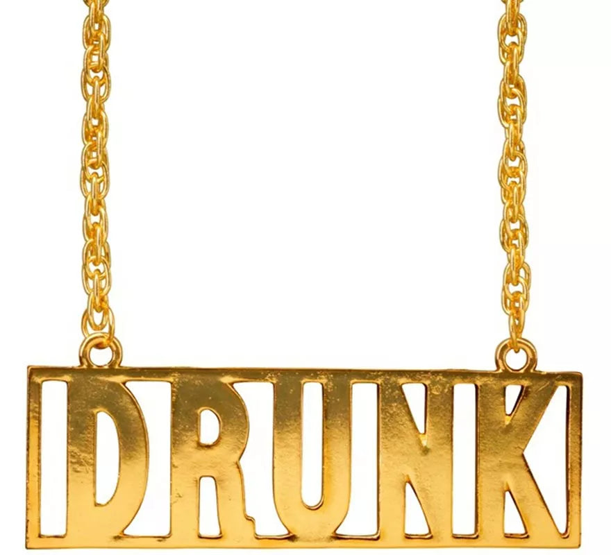 Translation missing: fr.Collar con Colgante 'Drunk' de 65 cm