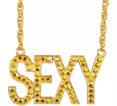 Collier pendentif « Sexy » de 65 cm