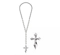 Collar con Cruz de Metal