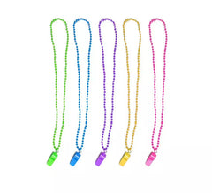 Collier sifflet assorti 42 cm