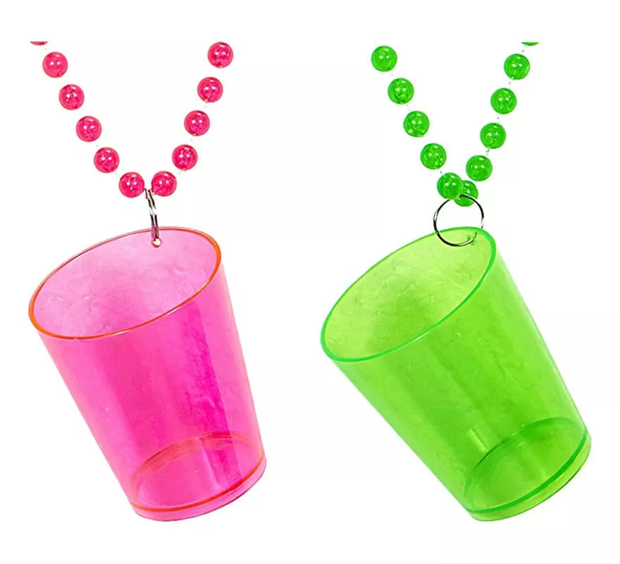 Translation missing: fr.Collar con Vaso de Chupito Shot en varios colores neones