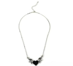 Collier Coeur Noir