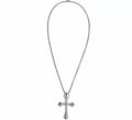 Collar Cruz Decorativa Metal, 6,5 cm