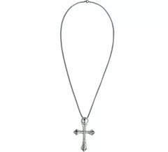 Collier croix décorative en métal, 6,5 cm