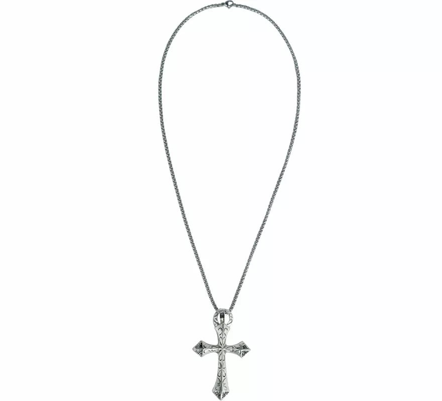 Translation missing: fr.Collar Cruz Decorativa Metal, 6,5 cm